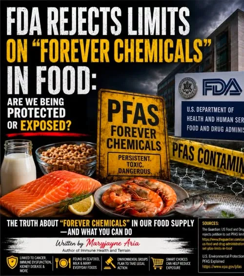 Shocking News as the FDA Rejects Limits on "Forever Chemicals" in Food: Are We Being Protected or Exposed?