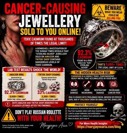 Shocking How Amazon sells Cancer Causing Jewellery