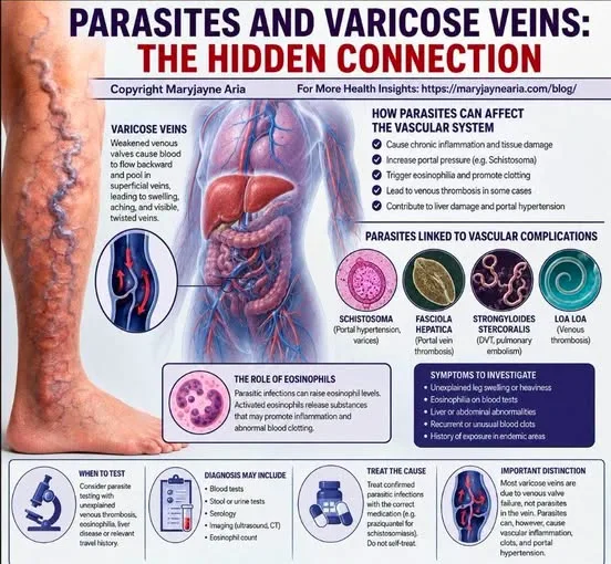 PARASITES AND VARICOSE VEINS: THE HIDDEN CONNECTION