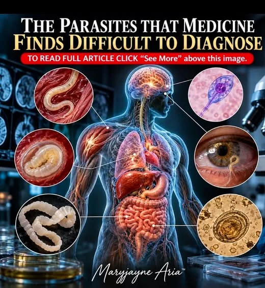 THE PARASITES THAT MEDICINE FINDS DIFFICULT TO DIAGNOSE